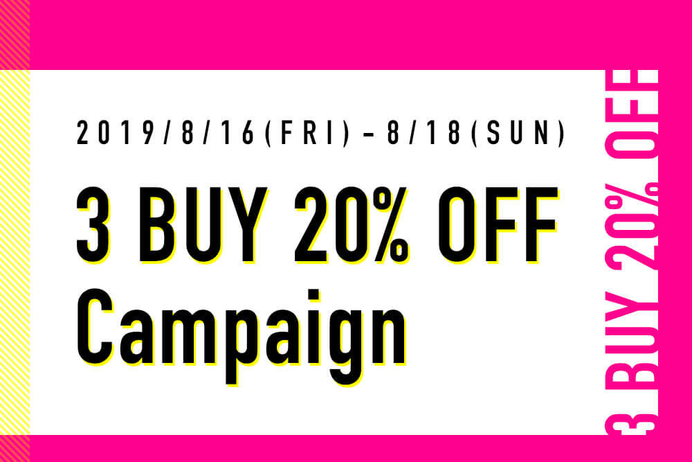 3 BUY<br>20%OFF