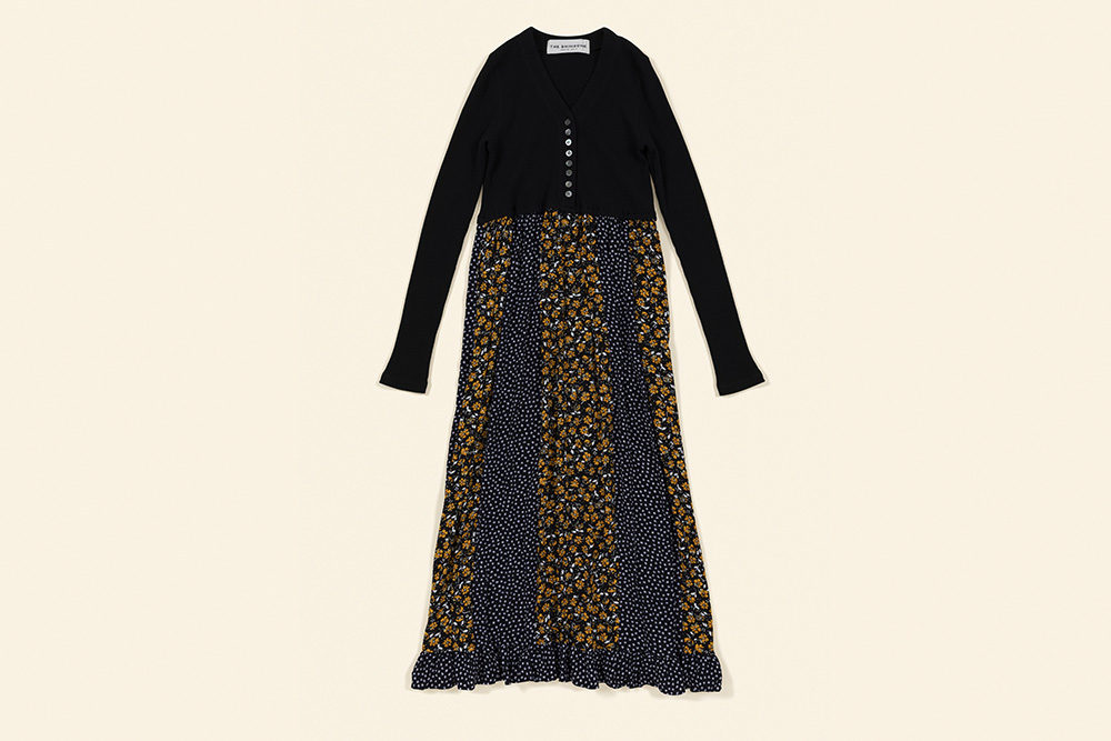 THE SHINZONE<br>RIB DOCKING DRESS