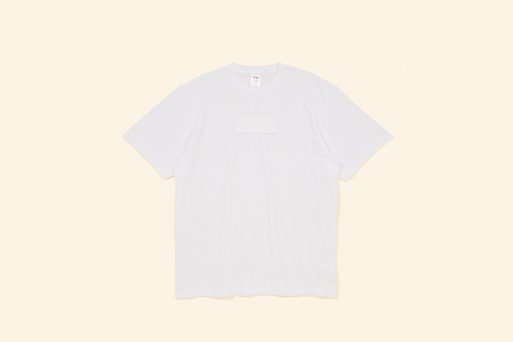 FACETASM×Dogs <br>Embroidered tape T-shirt