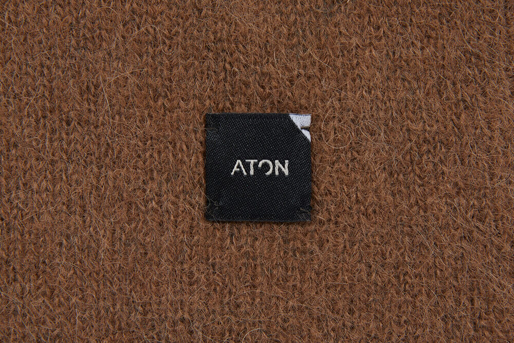 ATON BABY ALPACA ビッグストール ホワイト UNISEX smcint.com