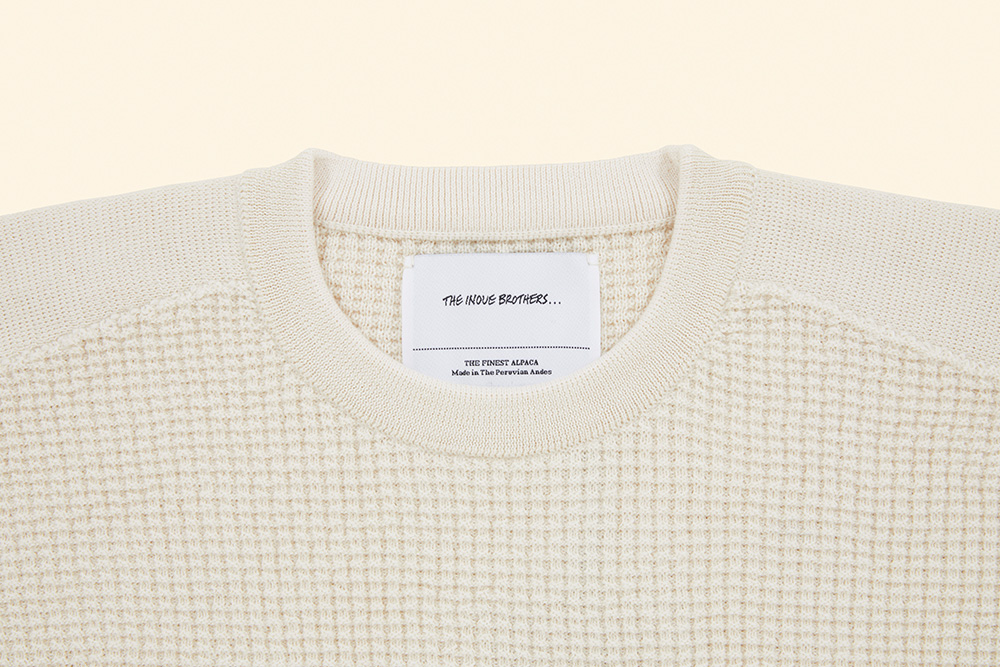 THE INOUE BROTHERS… Waffle Knit Sweater | FIGURE