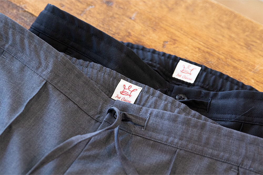FAT POPUP ”P2P PROJECT”<br />EXCLUSIVE for FIGURE “PINTUCK WIDE PANTS”