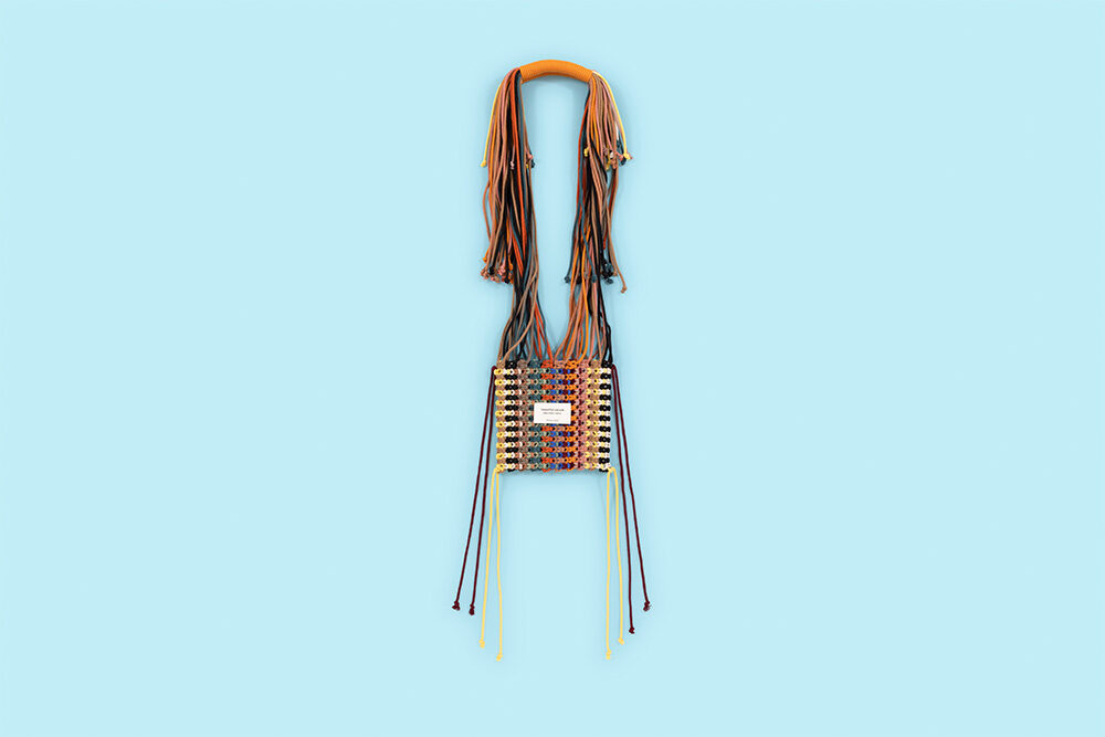 beautiful people <br>macrame mini shoulder bag