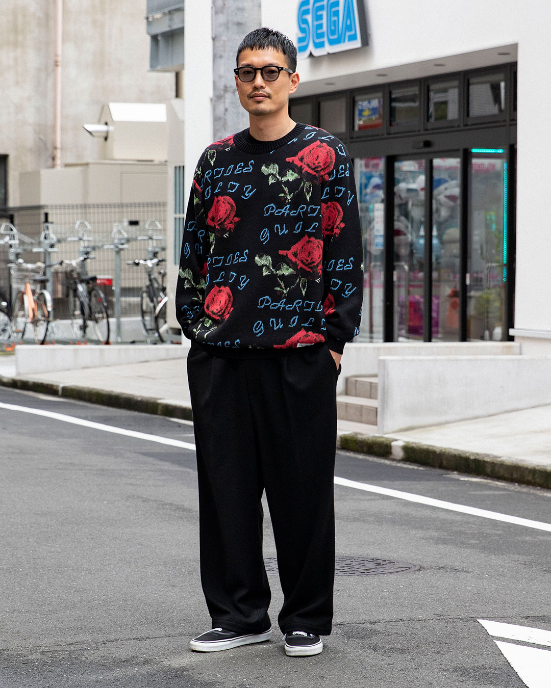 おしゃれ WACKOMARIA FLOWER JACQUARD SWEATER 完売 | www.mosquitec